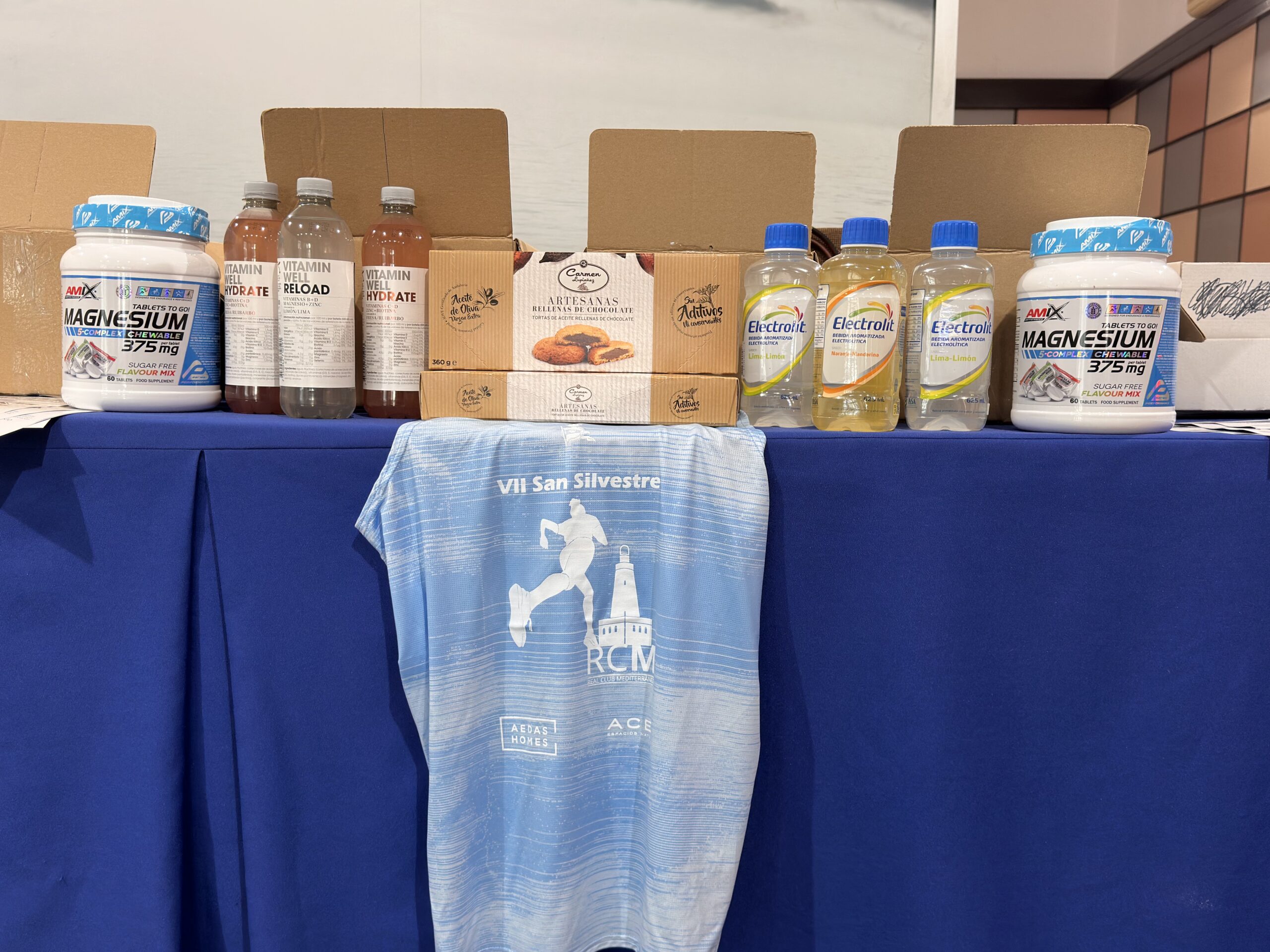 Detalle de productos del pack del corredor